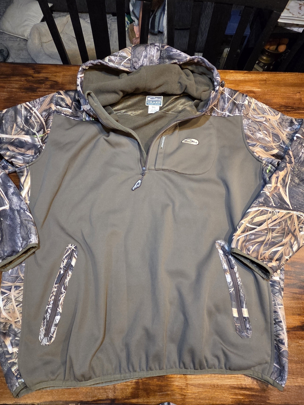 Drake Waterfowl MST Endurance Soft Shell Hoodie Magnetic Pocket Size 3XL Hunting